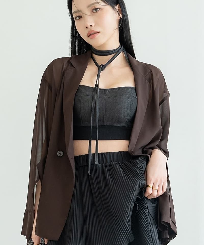 接触冷感シアージャケット