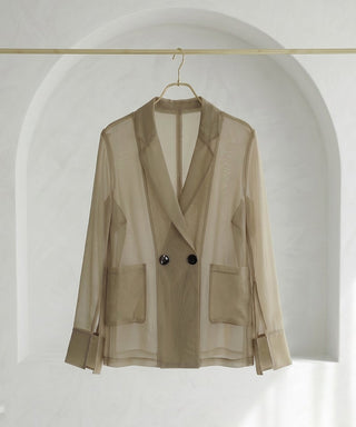 接触冷感シアージャケット