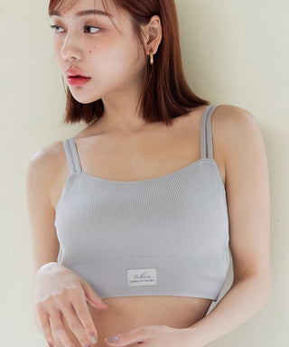 リブホックレスリフトブラ 胸元カバー型《モーニングルーティンブラ》