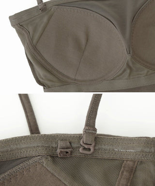 2WAYチューブトップ《BRAmone Basic Natural》