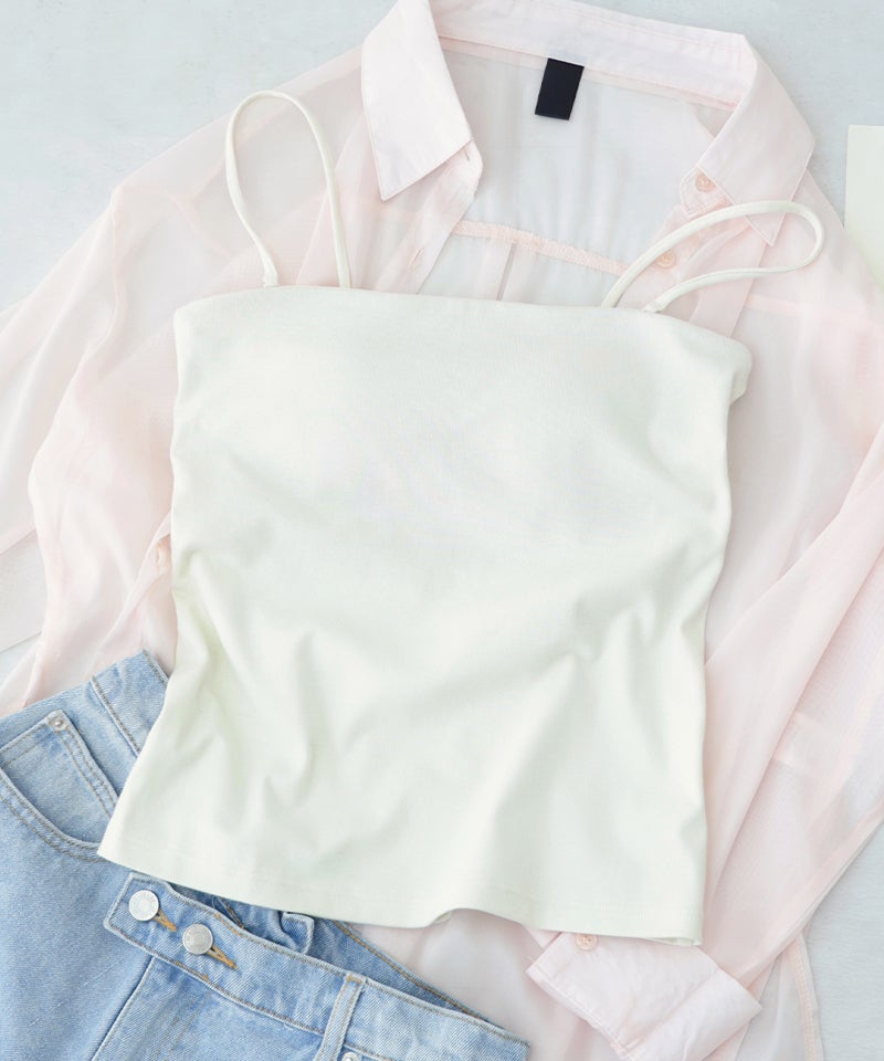 2WAYチューブトップ《BRAmone Basic Natural》