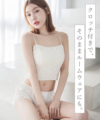フラワーレースリラックスショーツ【ショーツ単品】