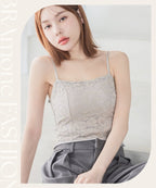 フラワーレースブラトップ【単品/ブラトップ&ショーツ】《BRAmone Fashion Glamorous》