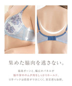 《Leene》アジサイレースブラ＆ショーツ