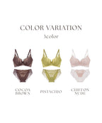 【NEW】《Brajelly》フロリアレースブラ＆ショーツ