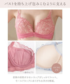 【NEW】《ぷにぷにブラ》ドレープグレースブラ＆ショーツ