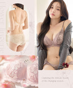 《Leene》コスモスレースブラ＆ショーツ