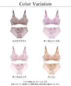 《Leene》コスモスレースブラ＆ショーツ