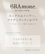 血色カラー ペチコート《BRAmone Basic Volume+》