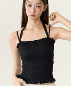 【今季限定カラー追加】3WAYシャーリングブラトップ《BRAmone Fashion Glamorous》