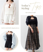 リブツインストラップブラトップ《BRAmone Fashion Glamorous》