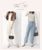 カップ付きアメリカンスリーブリブタンクトップ《BRAmone Fashion Easy》