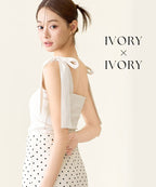 肩リボンカップ付きトップス《BRAmone Fashion Glamorous》