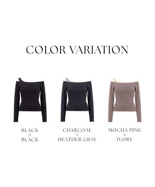【オフィシャル・店舗限定】カップ付きレイヤードアシメトップス《BRAmone Fashion Easy》