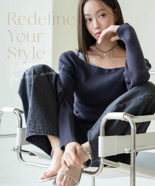 【オフィシャル・店舗限定】カップ付きレイヤードアシメトップス《BRAmone Fashion Easy》