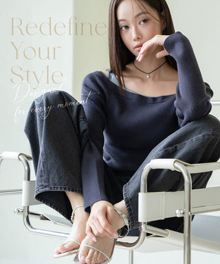 【オフィシャル・店舗限定】カップ付きレイヤードアシメトップス《BRAmone Fashion Easy》