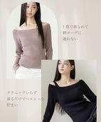 【オフィシャル・店舗限定】カップ付きレイヤードアシメトップス《BRAmone Fashion Easy》