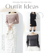 【オフィシャル・店舗限定】カップ付きレイヤードアシメトップス《BRAmone Fashion Easy》