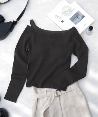 【オフィシャル・店舗限定】カップ付きレイヤードアシメトップス《BRAmone Fashion Easy》