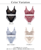 《BraJelly》ダリアレースブラ＆ショーツ