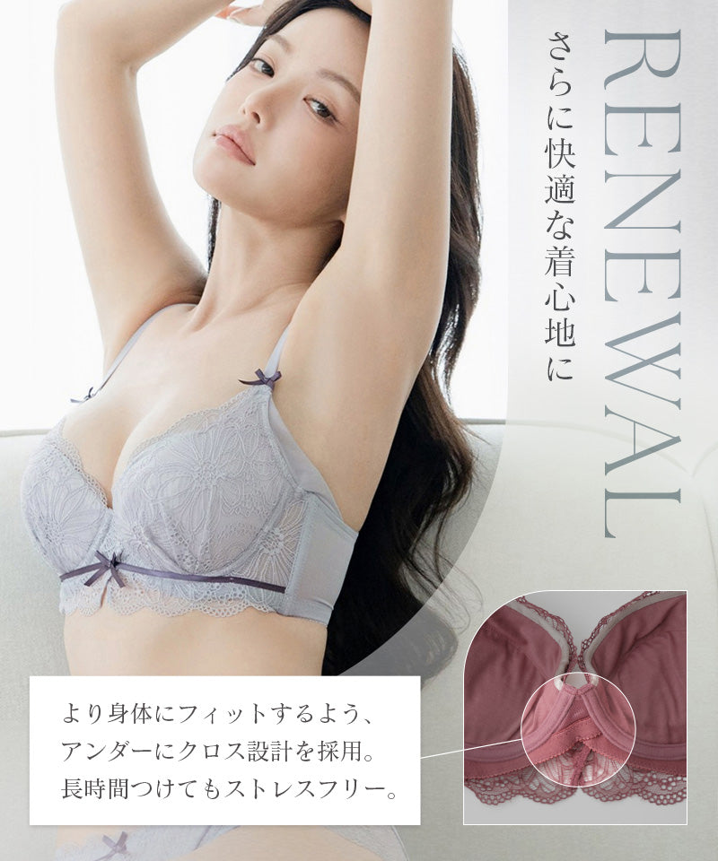 《BraJelly》ダリアレースブラ＆ショーツ