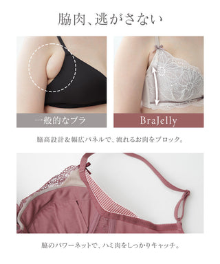 《BraJelly》ダリアレースブラ＆ショーツ