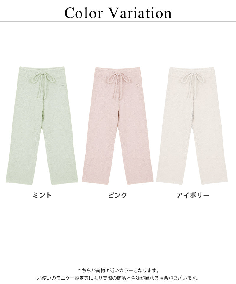 《P.snow》もこもこレースアップトップス＆ボトムス