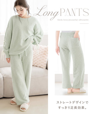 《P.snow》もこもこレースアップトップス＆ボトムス