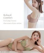 《モーニングルーティンブラ》スムースタッチブラ【ブラ単品】