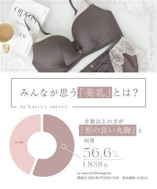 《モーニングルーティンブラ》スムースタッチブラ＆ショーツ