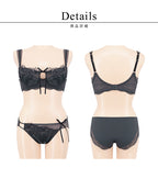 《Pliea》deux ローズレースブラ＆ショーツ