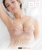 《Pliea》deux ローズレースブラ＆ショーツ