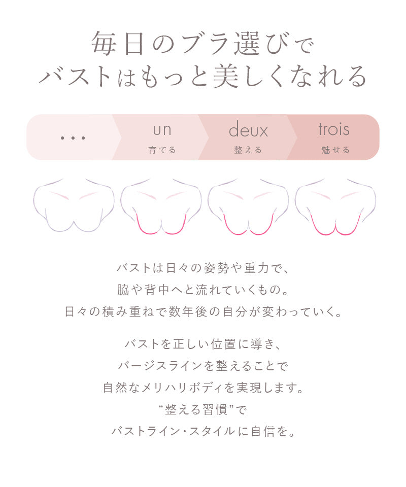 《Pliea》deux ローズレースブラ＆ショーツ