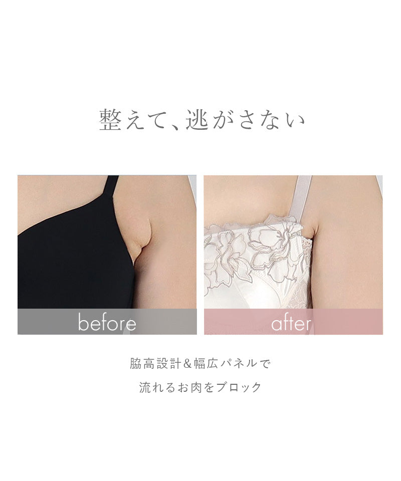 《Pliea》deux ローズレースブラ＆ショーツ