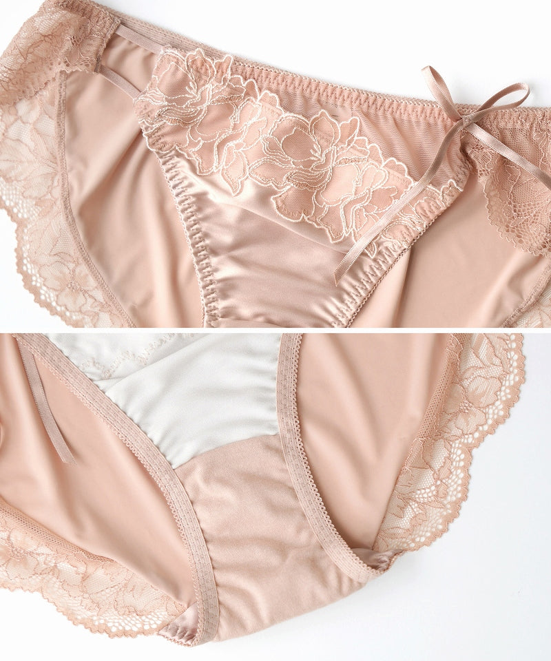 《Pliea》deux ローズレースブラ＆ショーツ